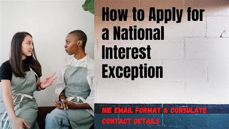 National Interest Exception (NIE) Application How.